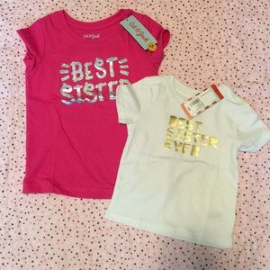 Cat and Jack Sister Shirts